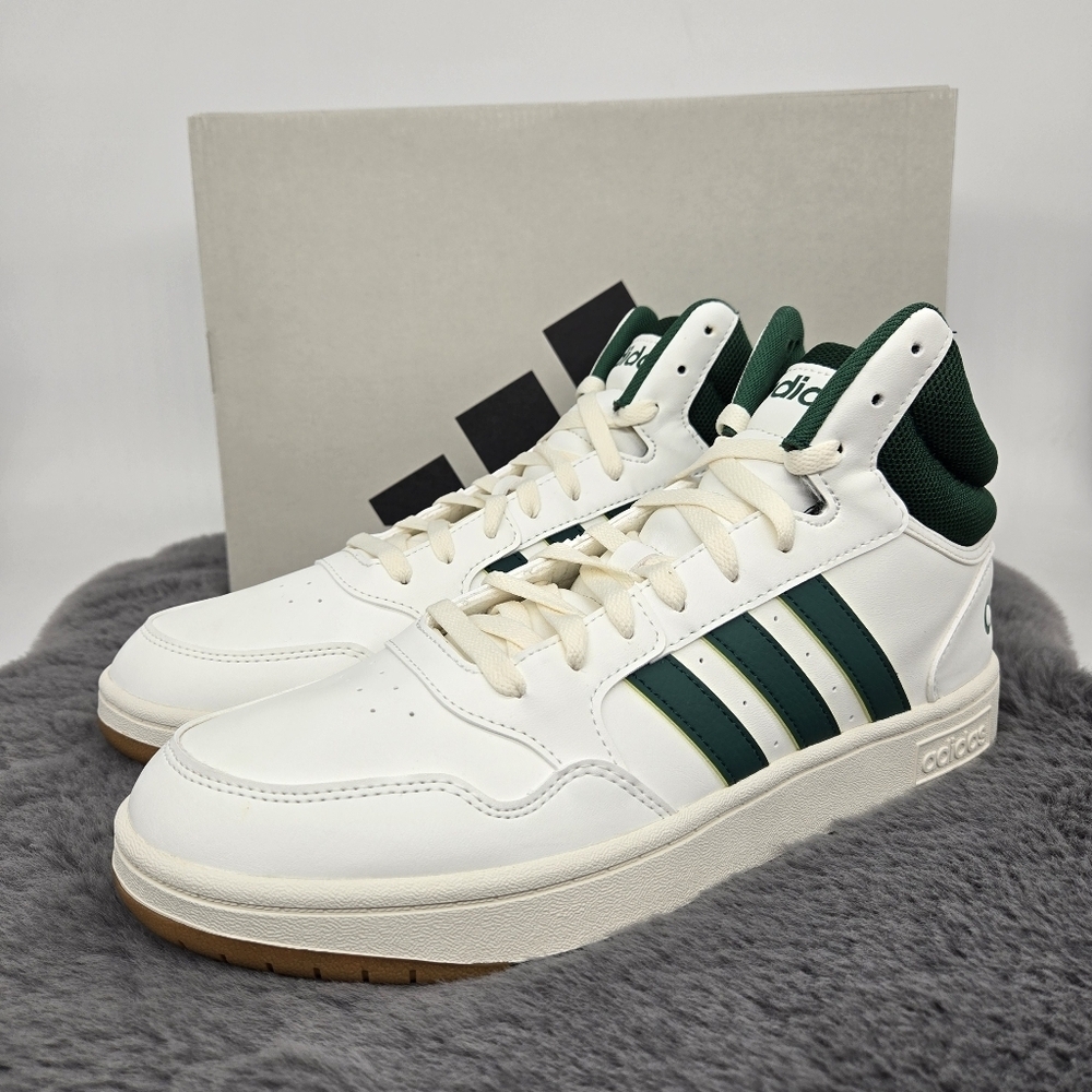 New adidas Hoops 3.0 Mid Lifestyle Basketball Classic Men's Shoes Size 10
